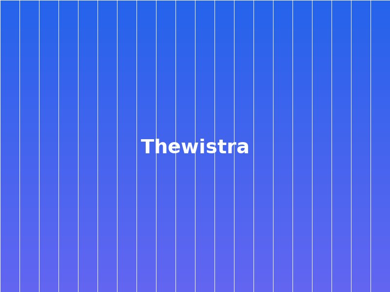 Thewistra - Education Website